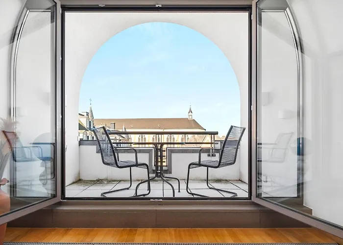 160m2 Penthouse In The Centre With A Balcony And The View Appartement *